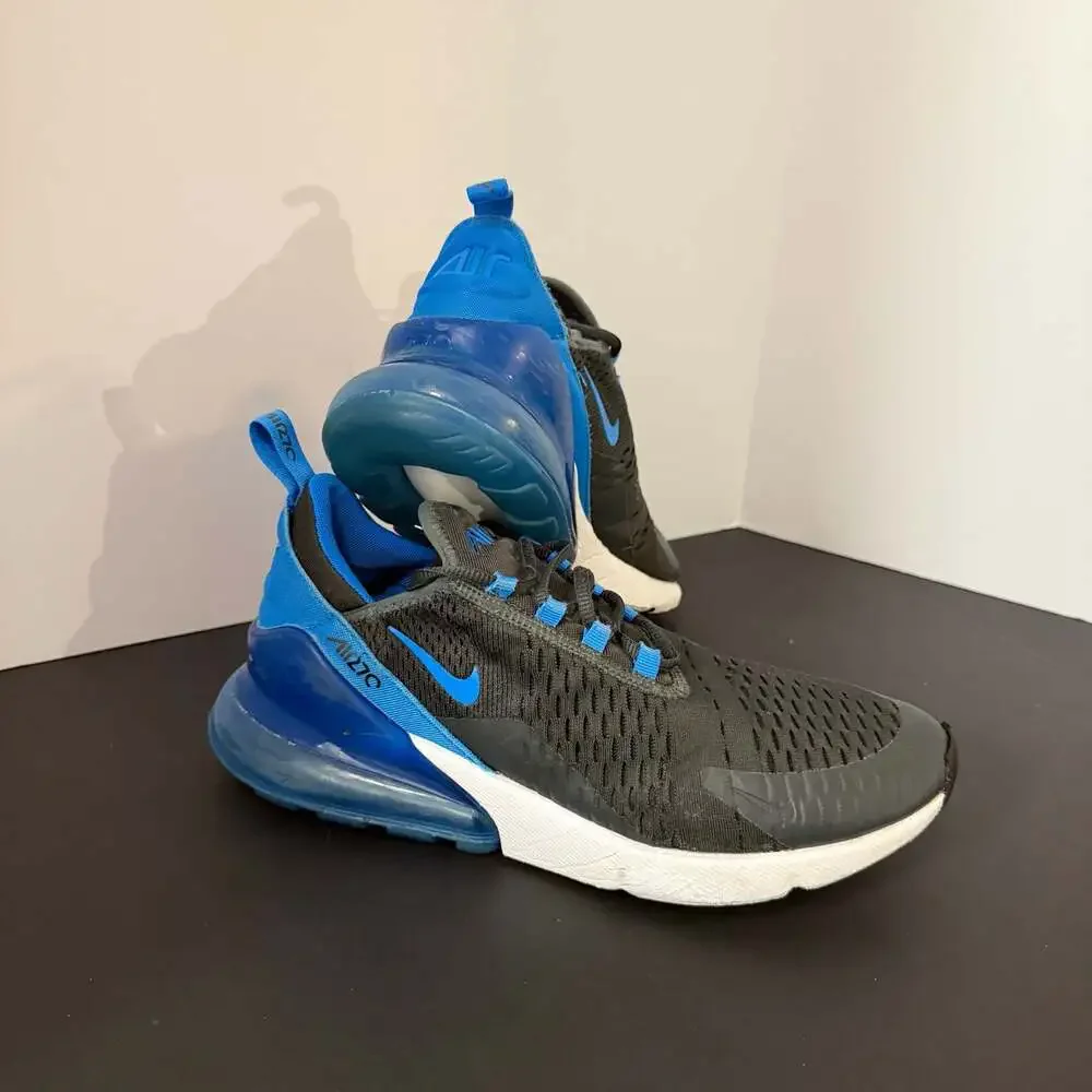 Nike Air Max 270 Anthracite Photo Blue AH8050-028 Men's Size 8 - Picture 1 of 8